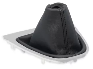 PARA TOYOTA VERSO 2009-2013 FUNDA PALANCA DE CAMBIO CUERO NEGRO - Imagen 1 de 5