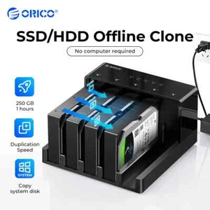 5 Bay USB 3.0 External Hard drive Docking Station w/ Clone for 2.5/3.5\" HDD/SSD - Picture 1 of 13
