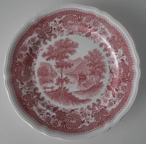 Top: Villeroy & Boch Burgenland Red Cake Plate Dessert Plates! Newer - Picture 1 of 2