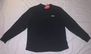 NWT Mens PUMA Black Pullover Heavy Shirt / Sweat Shirt - size L -See Description - Picture 1 of 5