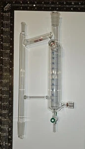 Lab Glass Variable Reflux Distillation Head Cold Finger Condenser 10075 PYREX 3M - Picture 1 of 10