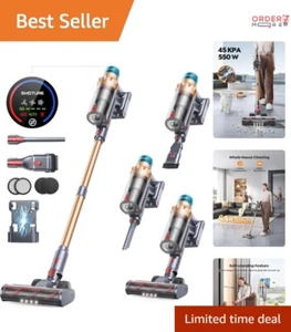 Cordless Vacuum Cleaner, 550W, 60 Min Runtime, Pet Hair, Stick Vacuum, Home Use - Picture 1 of 10