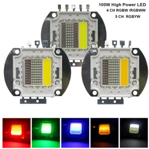 100W RGBW RGBYW High power LED Red Green Blue white For DIY LED Stage Lightings - Picture 1 of 10