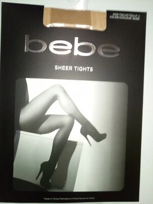 Bebe Sheer Tights Nude Women's, Large, new - Image 1 of 2