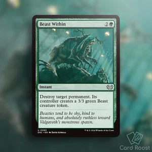 MTG Magic Beast Within 0080 Commander: Duskmourn: House of Horror DSC - Picture 1 of 1