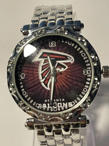 Atlanta Falcons NFL Women's Luxury Stainless-Steel Bracelet Watch - (RARE) NEW Cover