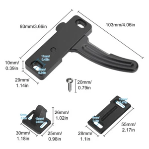 Aluminum RV Screen Door Latch Kit Hand Handle For Motorhome Travel Trailer_Q - Picture 1 of 12