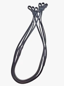 Kandaren + Trensen Zügel SET rundgenäht am Ende, LEDER , Trensenzügel  gummiert! - Bild 1 von 3