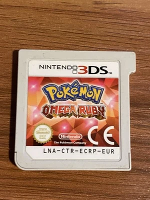 Pokemon Omega Ruby Nintendo 3DS PAL EUR Cartridge AUTHENTIC ORIGINAL GENUINE #2 - Image 1 of 2