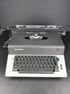 Máquina de escribir eléctrica Olympia Olympiette con estuche y manual - De colección - Sin probar - Imagen 1 de 18