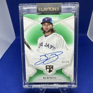 2020 Topps Definitive Collection Rookie Auto Green /25 Bo Bichette !!Beautiful!! - Picture 1 of 4