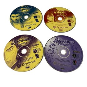 Shenmue Complete 4 Discs Sega Dreamcast Game Disc Only No Case