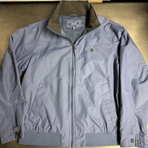 IZOD Herren Windbreaker Jacke Rollup Kapuze Blau Größe L - Bild 1 von 7