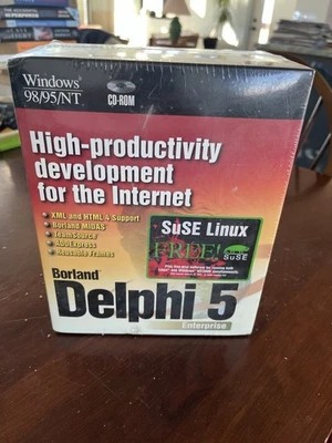 Borland Delphi 5 Enterprise Brand New Sealed - Image 1 of 4