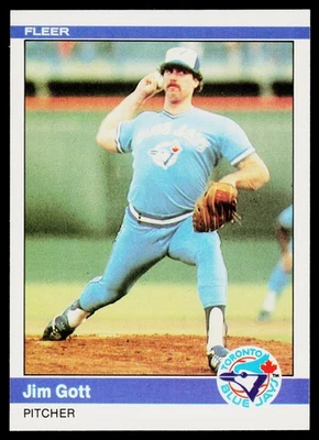 1984 Fleer #155 Jim Gott - VG - Image 1 of 2