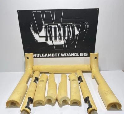 03-06 Jeep TJ Wrangler Barra antivuelco Almohadilla de espuma Acolchado Completo JUEGO DE 9 PIEZAS OEM CC Foto 1 de 4