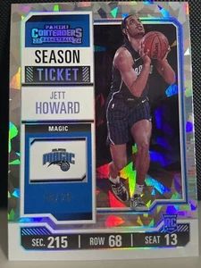 Jett Howard 2023-24 Panini Contenders Season Ticket Cracked Ice Rookie 18/25 - Bild 1 von 2