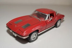 A19 1:18 ERTL CHEVROLET CORVETTE STINGRAY STING RAY RED NEAR MINT CONDITION - Picture 1 of 7