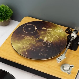 Voyager Golden Record Cover Slip Mat Turn Table DJ Slip Mat - Picture 1 of 4