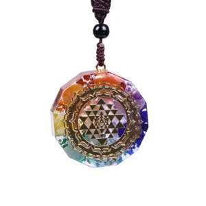 Collar Sagrado Sri Yantra Orgonita Chakra - Imagen 1 de 4