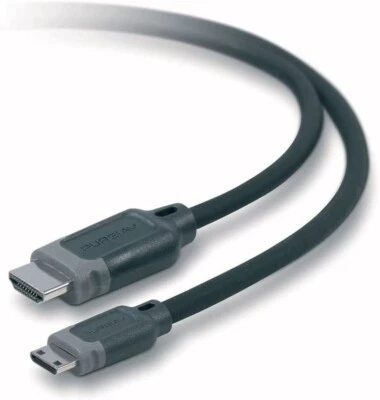 Belkin HDMI to Mini-HDMI Cable 6' long ( Type C to A) AV22303B06 TV Camcorder PC - Image 1 of 3