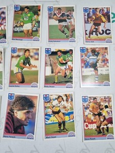 1992 Regina Rugby League Cards, Select from Individual Drop Down Card List