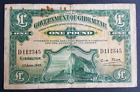 Gibraltar - Billet De One Pound Du 1 June 1942 Government Of Gibraltar Rare.