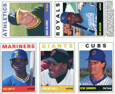 1989 SCD Baseball Card Pocket Price Guide Ken Griffey Jr RC Uncut Sheet Bo Ryne 