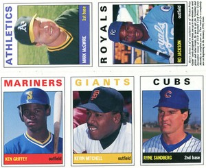 1989 SCD Baseball Card Pocket Price Guide Ken Griffey Jr RC Uncut Sheet Bo Ryne 