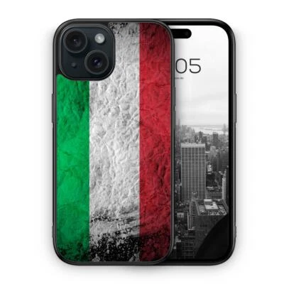 MUNIQASE Italien Splash Flagge Silikon Hülle für z.B. iPhone 12 13 14 15 16,Plus Pro Max