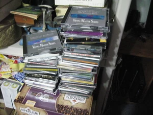 lot of 47cds  and cd wooden holder - Picture 1 of 3