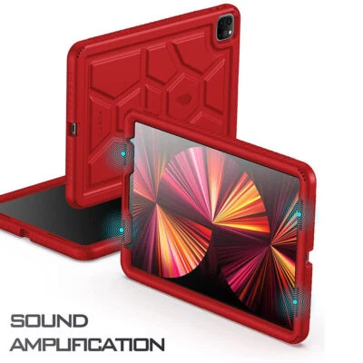 For iPad Pro 11 2022/2021/2020/2018 Tablet Case Washable Silicone Cover Red - Image 1 of 4