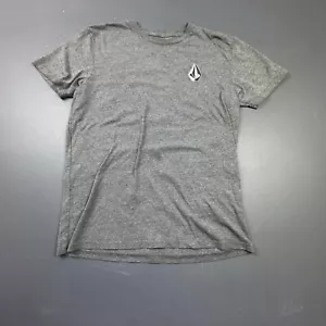 Volcom Graphic T-Shirt Men’s Small Gray Short Sleeve Logo Print Skateboard - Picture 1 of 9
