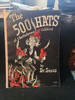 Vintage 1966 "The 500 Hats of Bartholomew Cubbins" by Dr. Seuss ( paperback Ed.) - Image 1 of 4