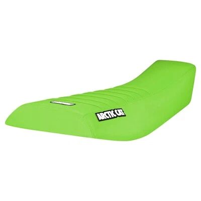 2002-2004 Arctic Cat 375 400 500 ATV Seat Cover  all GREEN w/GREEN rib LOGO #451 - Image 1 of 3