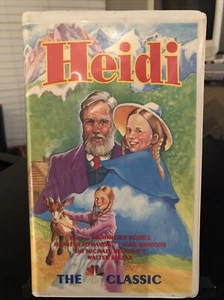Heidi (VHS 1992) 1979 NBC TV Special Maximilian Schell Jennifer Edwards RARE HTF - Picture 1 of 4