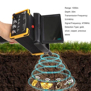 Detector de metales de 30 m de profundidad pantalla plegable buscador de oro dispositivo escáner de metales búsqueda EE. UU. - Imagen 1 de 24