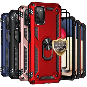 For Samsung Galaxy A03s A13 5G A14 A54 5G Case Shockproof Cover + Tempered Glass - Picture 1 of 13