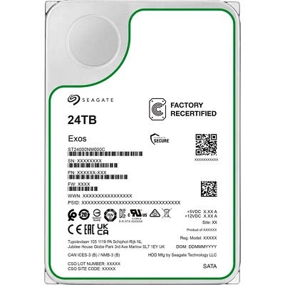 Seagate Exos 24 TB , Festplatte - Bild 1 von 2