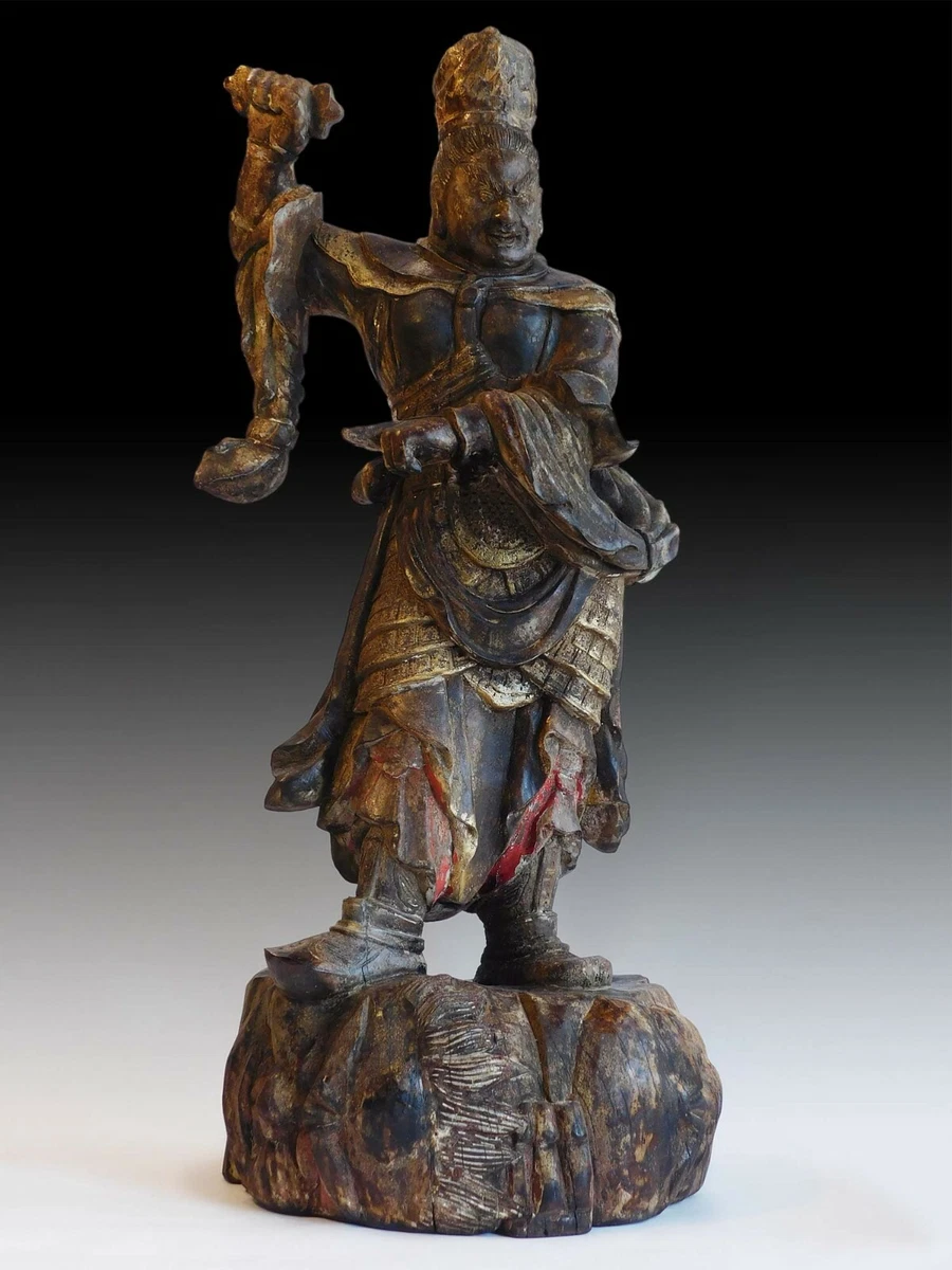 古董日本木制雕像1850-1899 | eBay