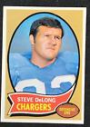 1970 Topps Football Card Steve Delong #49 Ex-Exmt Range Kb