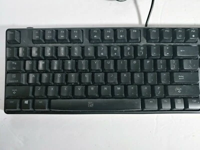 Tt Poseidon Illuminated Blue LED Mechanical Gaming USB PC Keyboard Tested - Image 1 of 4