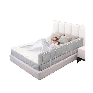 Bed Rail for Toddlers, 4PCS Baby Bed Rails Guard with Reinforced Screw Safety... - Picture 1 of 6
