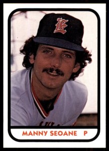 1981 TCMA Minor League Manny Seoane Evansville Triplets #7