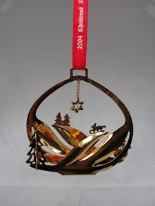 2004 GEORG JENSEN CHRISTMAS DECORATION MOBILE SNOW LANDSCAPE - Picture 1 of 2