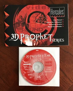 2001 Hercules User Manual & 3D Prophet II MX Geforce2 w/Demos Install CD ROM - Picture 1 of 7