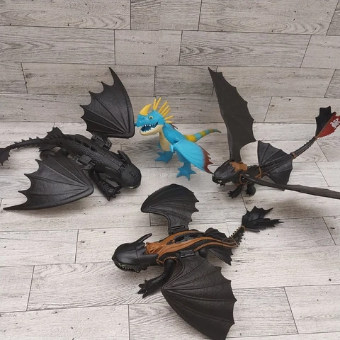 How to Train Your Dragon Toothless & Stormfly Lot Of 4 Dwallc Dreamworks Cover