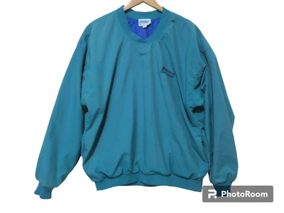 Sz L Vintage Headwind Sun Mountain Sports Golf Windbreaker Green Made USA - Image 1 of 4