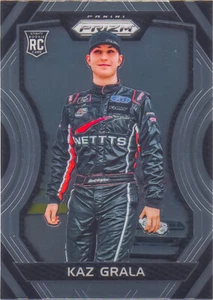 Kaz Grala RC 2018 Panini Prizm Racing Chrome Base Rookie Card #3 NASCAR Infinity - Picture 1 of 2