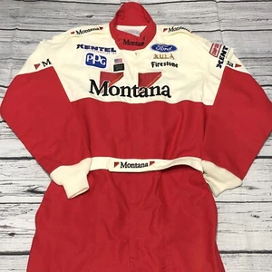 Vintage Simpson Racing Ganzkörperanzug Herren Größe XL Indy Racing selten weiß rot - Bild 1 von 17